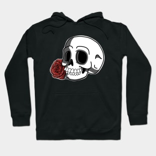 Classic skull and Rose Hoodie